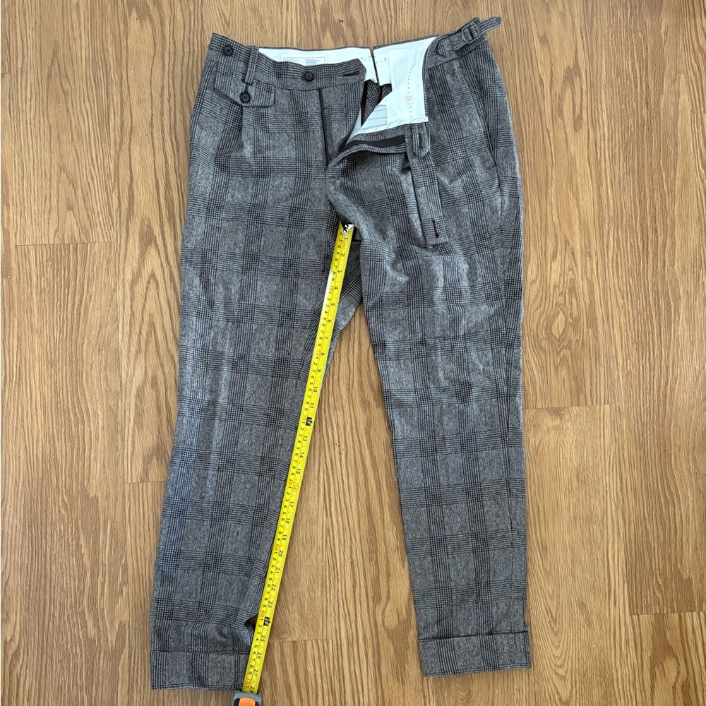 Suitsupply Brentwood Trousers - Size 52 (US Mens 36) - Plaid